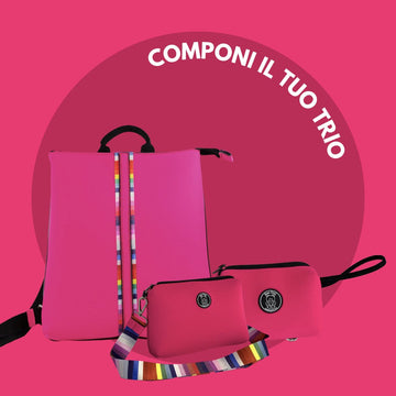 TRIO | Zainetto + Pochette + Trousse