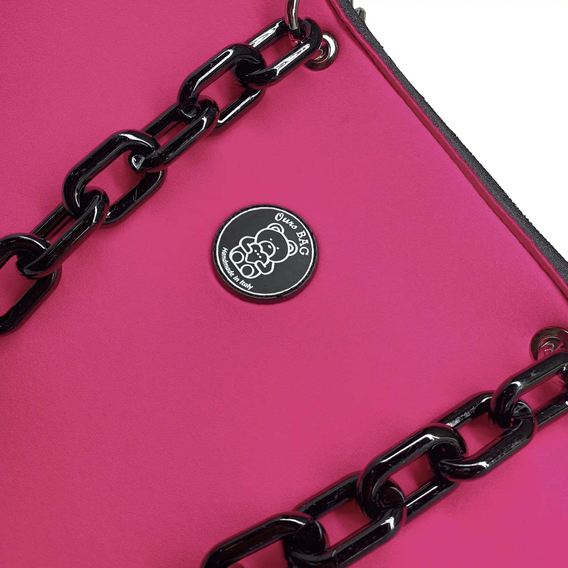 Borsa Shopping con Catena Fuchsia | Ours Bag
