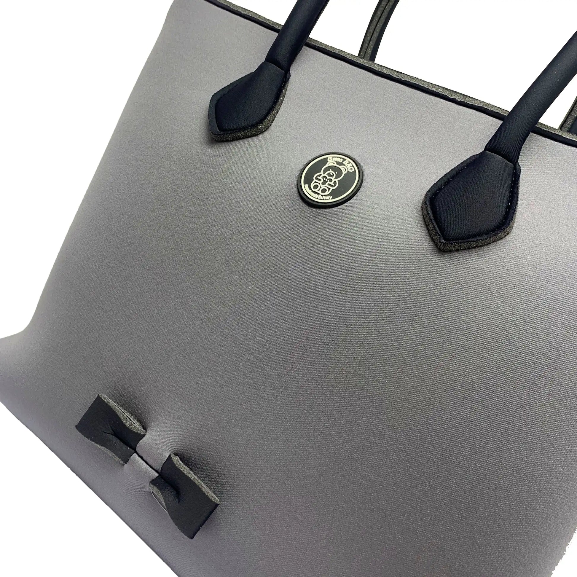 Borsa Shopping con Maniglie Grey | Ours Bag
