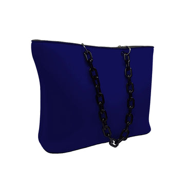 Borsa Shopping Greta con Catena (Blue)