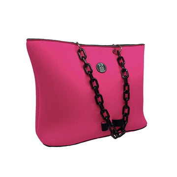 Borsa Shopping Greta con Catena (Fuchsia)