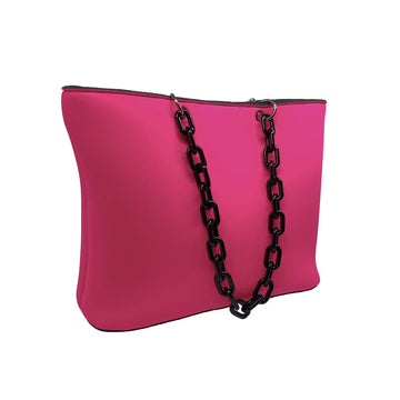 Borsa Shopping con Catena Fuchsia | Ours Bag