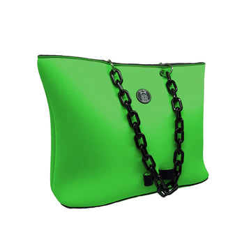 Borsa Shopping Greta con Catena (Lime)