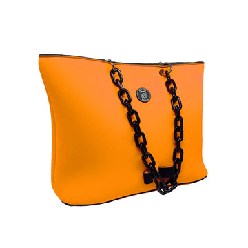 Borsa Shopping Greta con Catena (Orange)