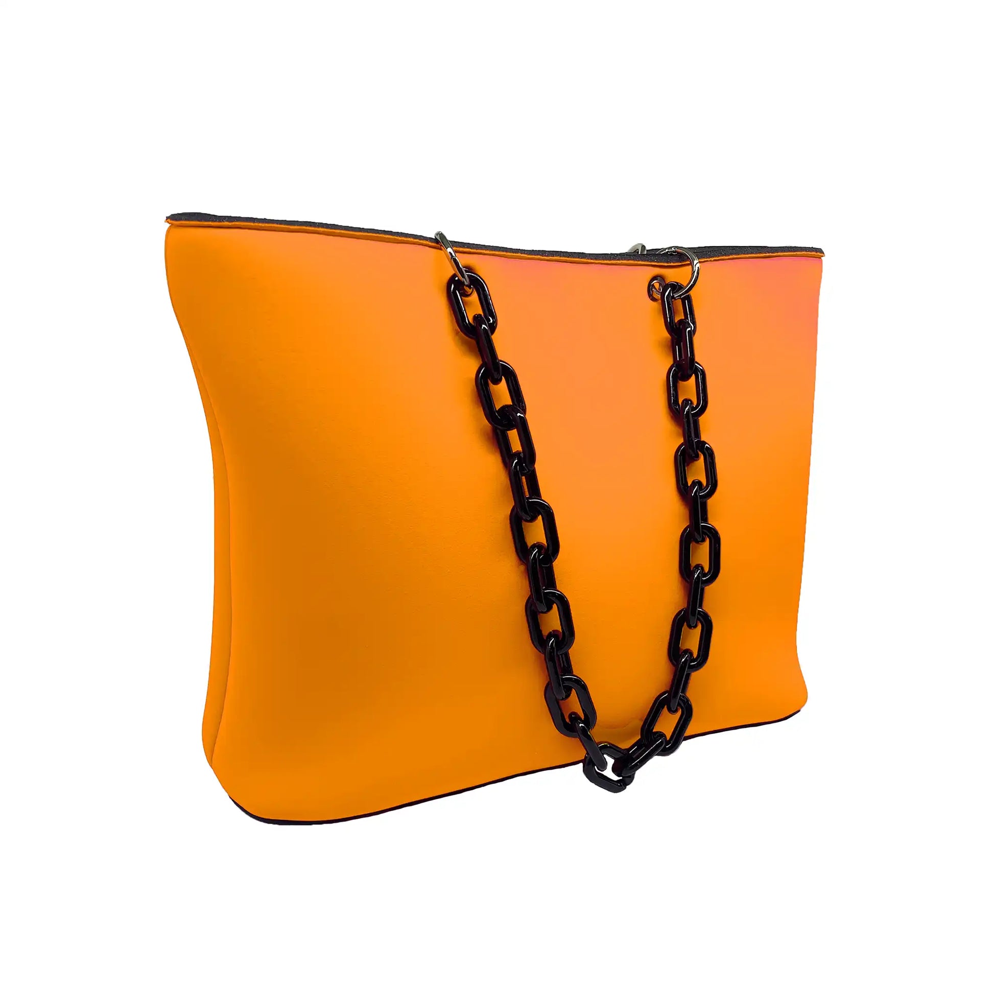 Borsa Shopping con Catena Orange | Ours Bag