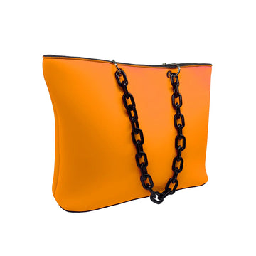 Borsa Shopping Greta con Catena (Orange)