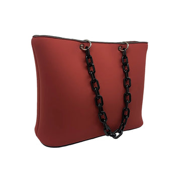 Borsa Shopping con Catena Red | Ours Bag