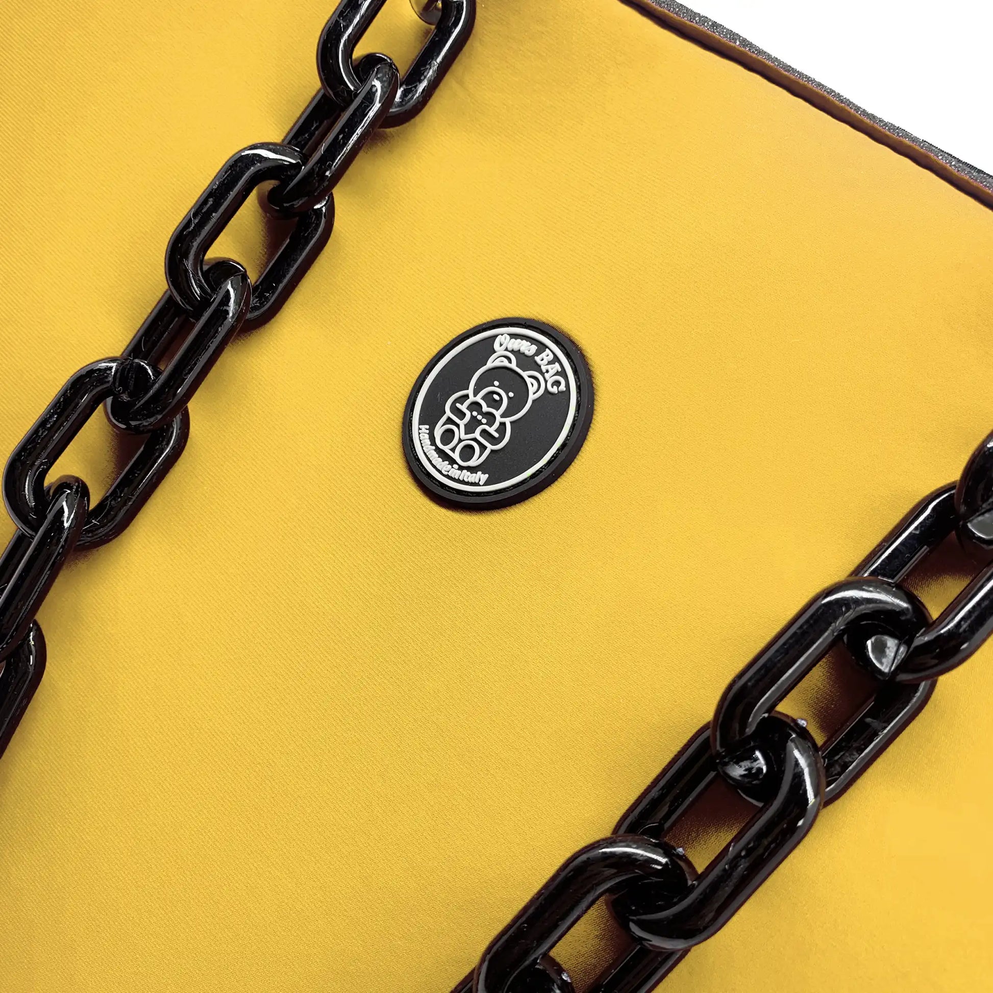 Borsa Shopping con Catena Yellow | Ours Bag