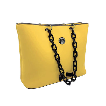 Borsa Shopping Greta con Catena (Yellow)