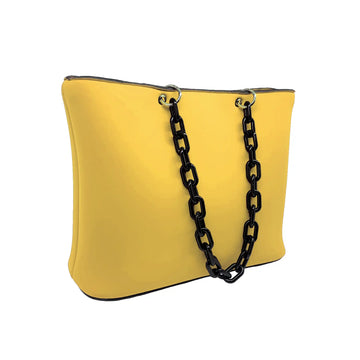 Borsa Shopping Greta con Catena (Yellow)