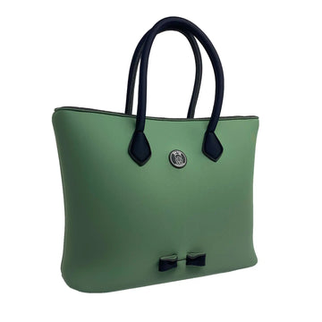 Borsa Shopping con Maniglie Olive Green | Ours Bag