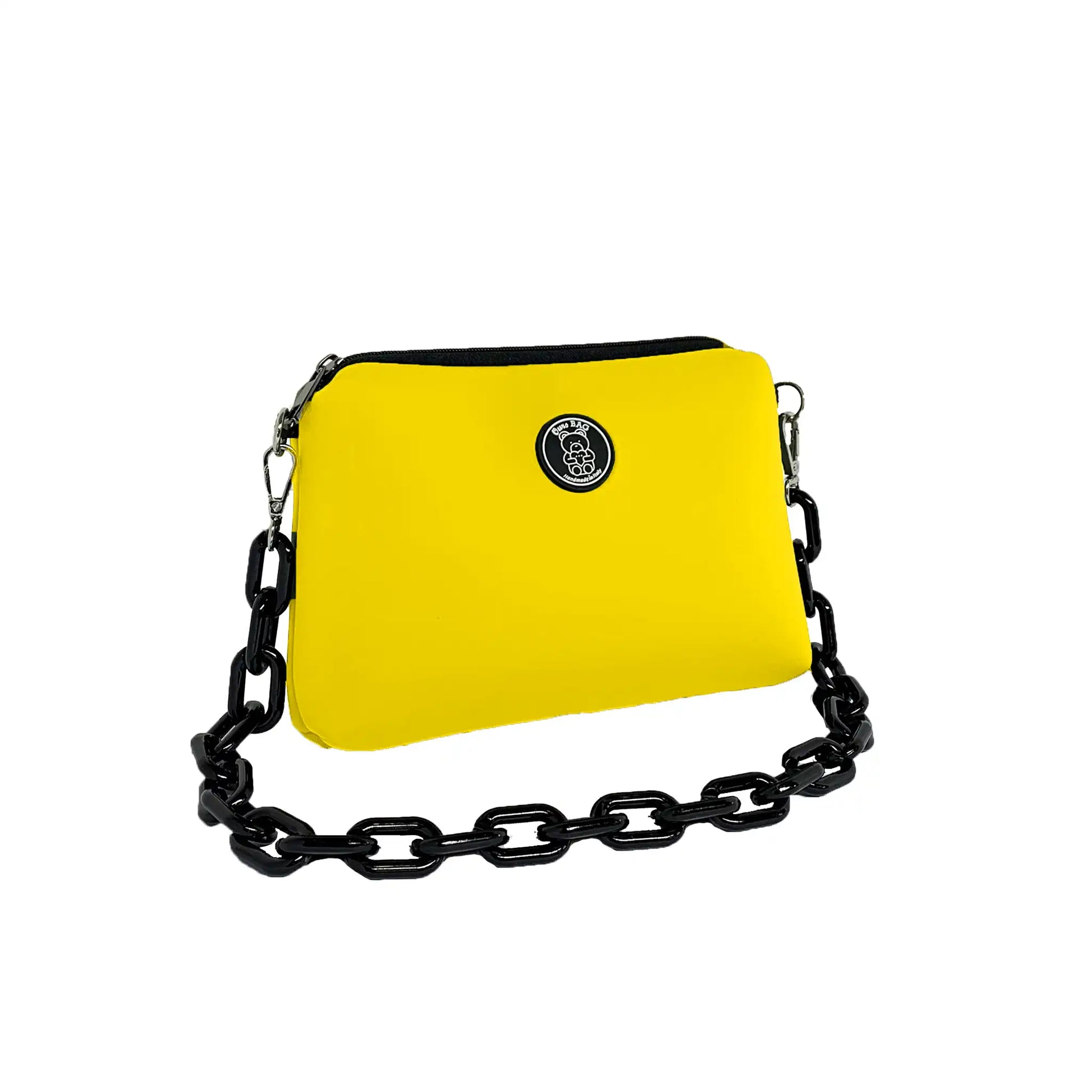 Pochette con Catena (Yellow) by Ours Bag